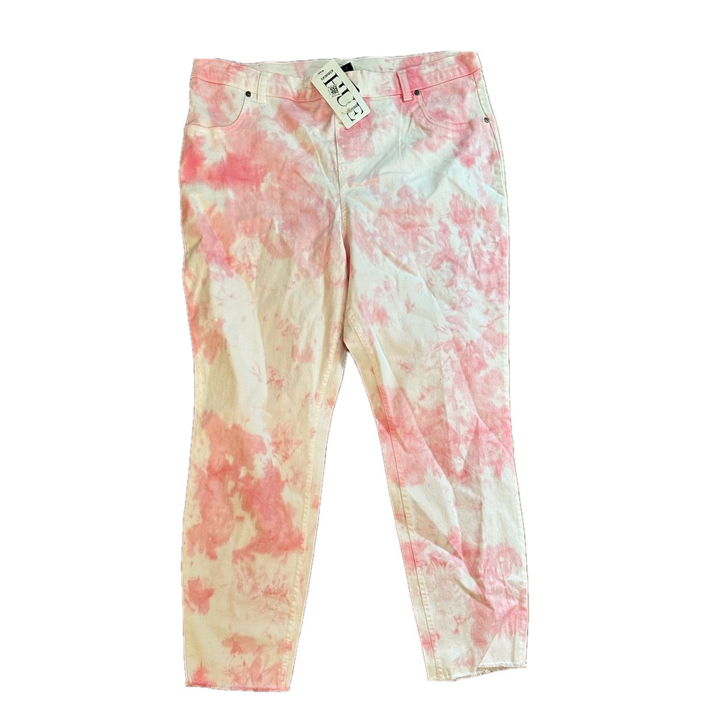 NWT SKIMMER HUE PINK TYE DYE PANTS